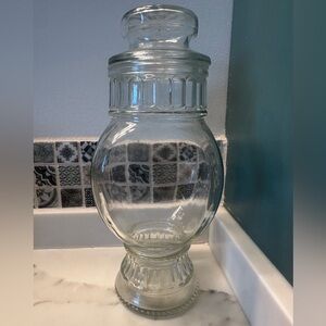 Vintage Glass Apothecary Jar
